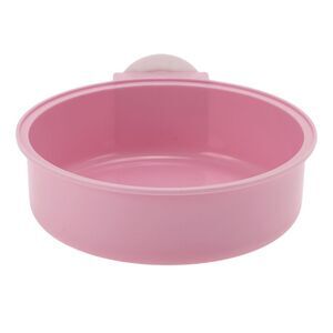 Convenient Hanging Dog Bowl for Indoor and Outdoor Large Pink